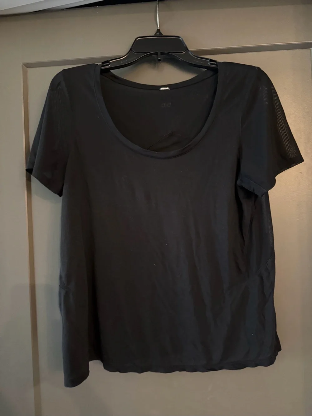 ALO Yoga Womens Mesh Short Sleeve size Large